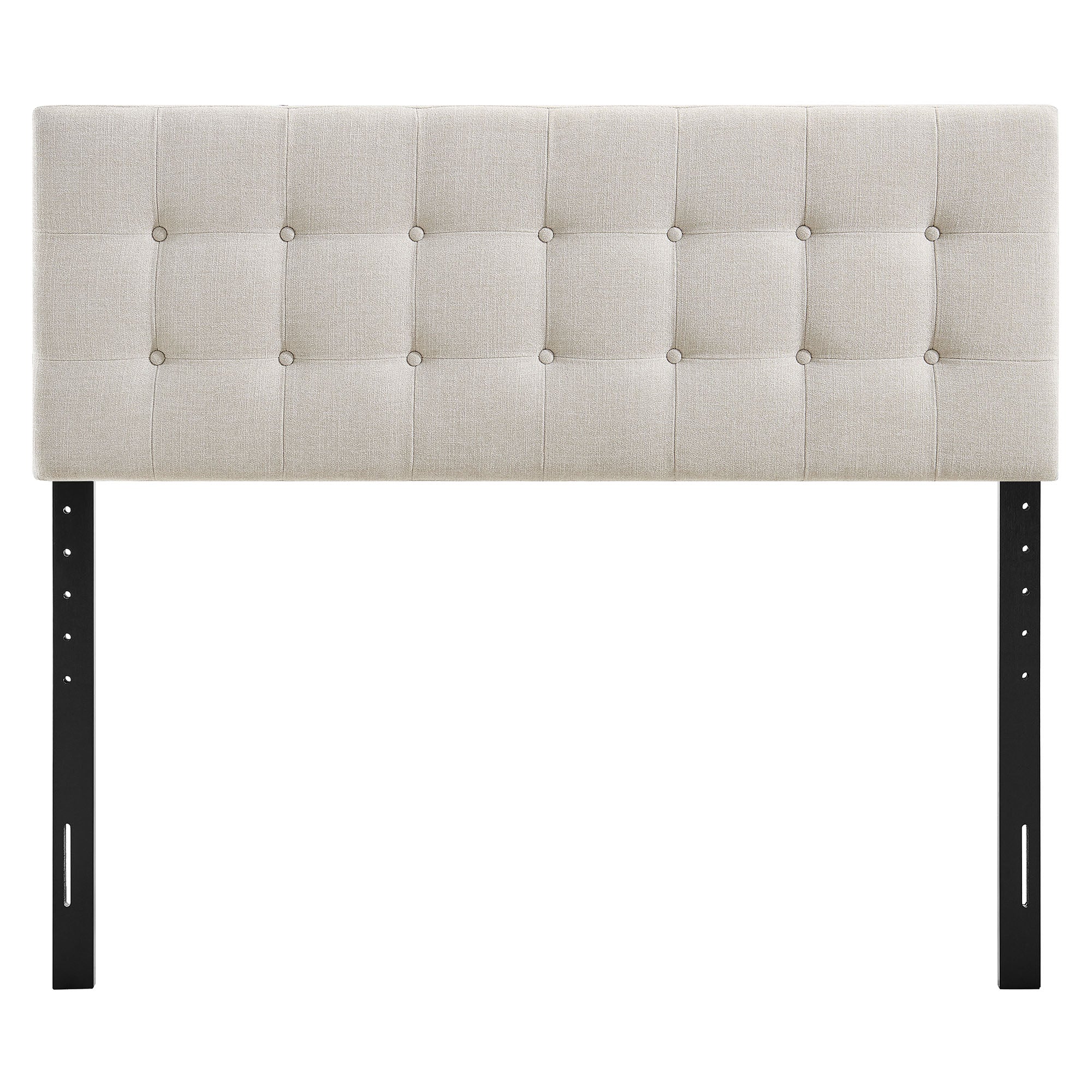 Emily Fabric Upholstered Full Size Headboard - Linen
