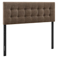 Emily Fabric Upholstered Full Size Headboard - Mocha