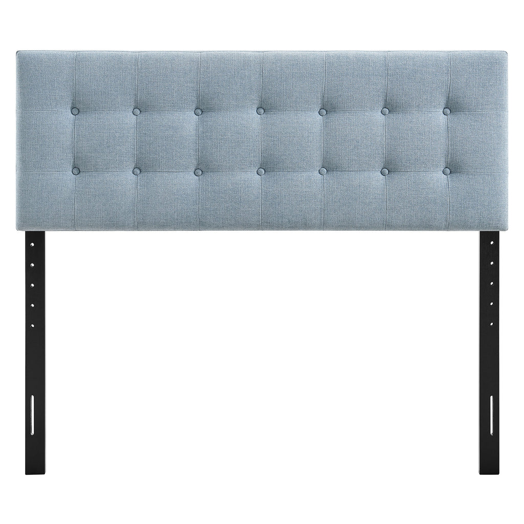 Emily Fabric Upholstered Full Size Headboard - Sky Blue