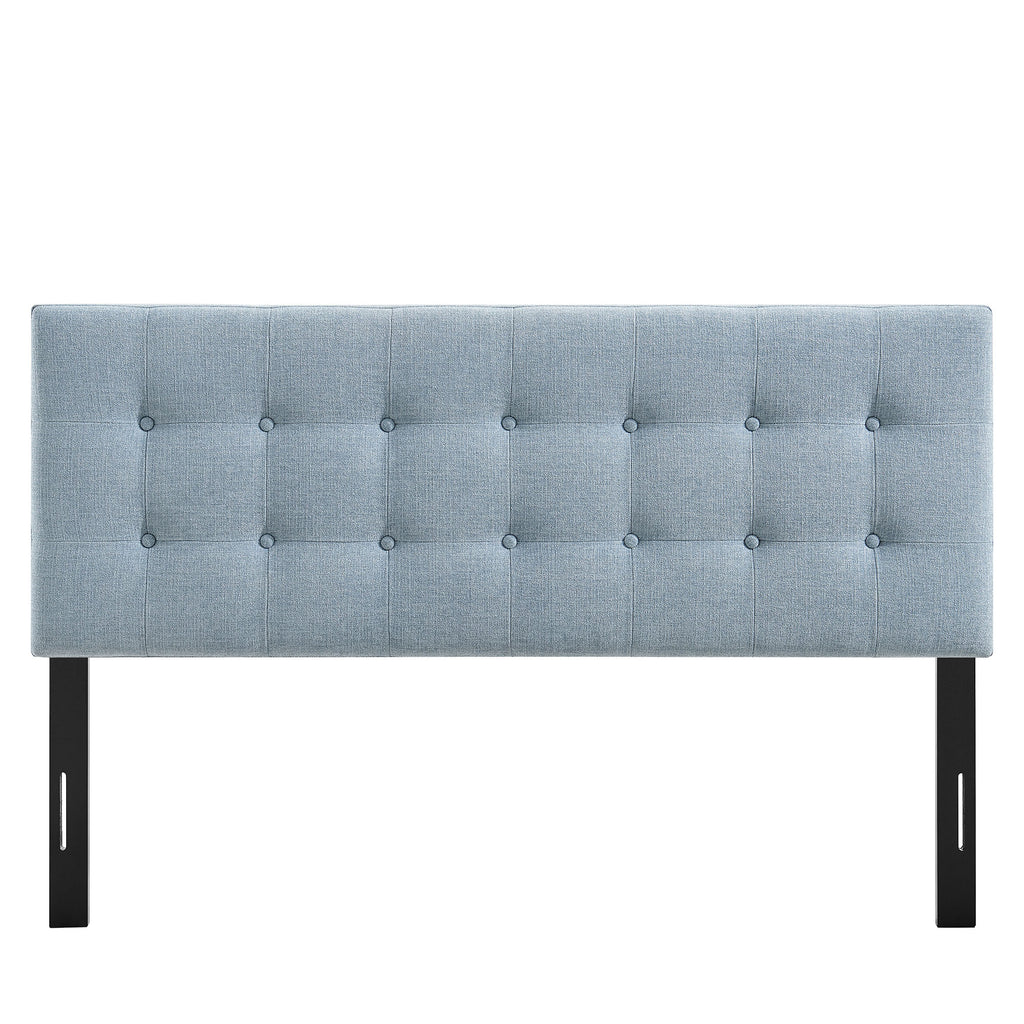 Emily Fabric Upholstered Full Size Headboard - Sky Blue