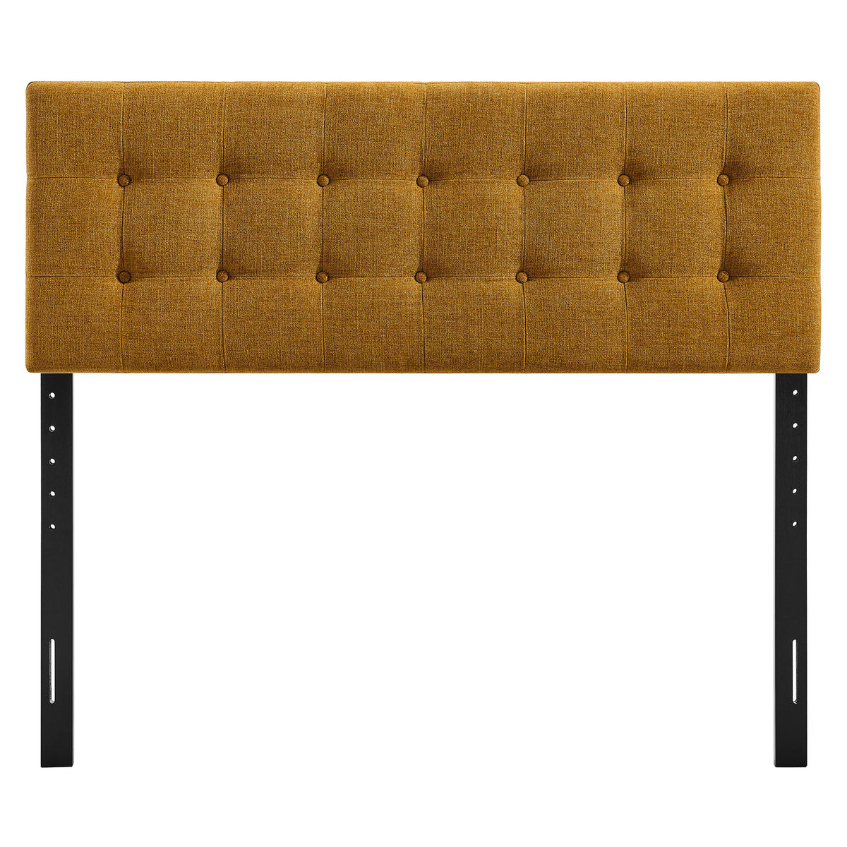 Emily Fabric Upholstered Queen Size Headboard - Copper
