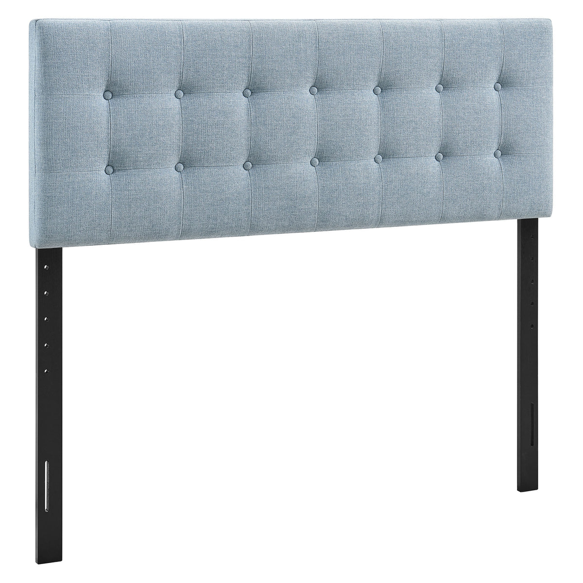 Emily Fabric Upholstered Queen Size Headboard - Sky Blue