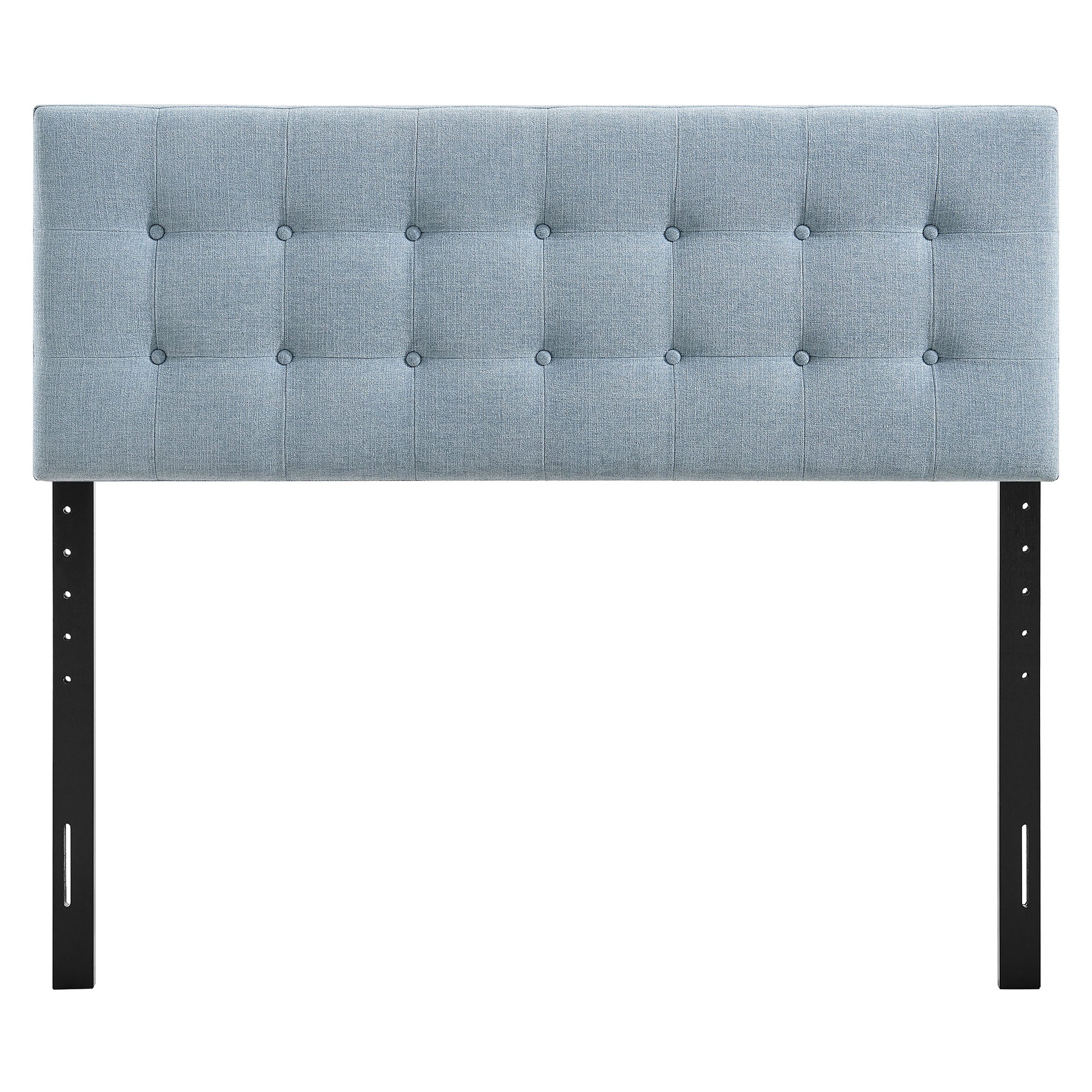 Emily Fabric Upholstered Queen Size Headboard - Sky Blue