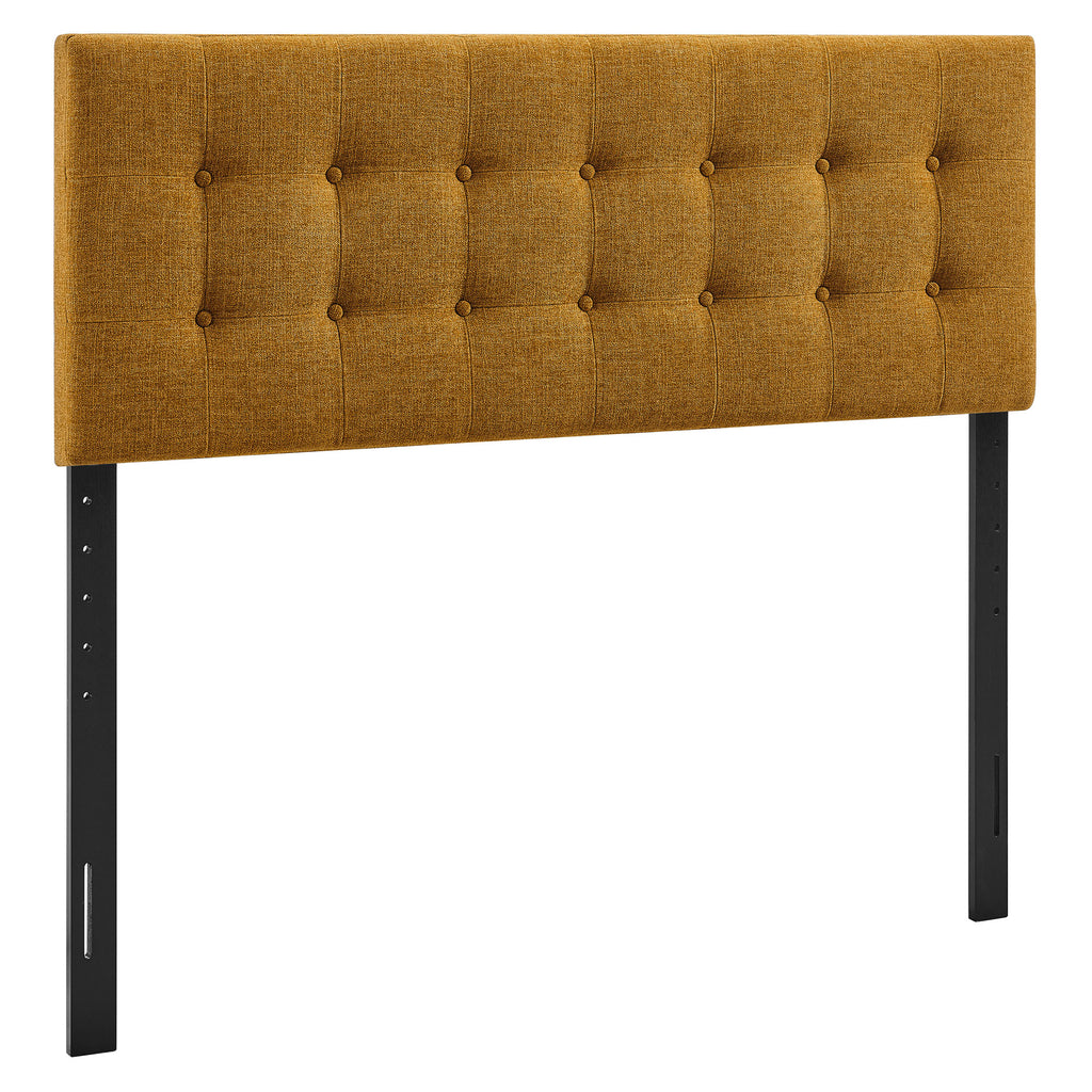 Emily Fabric Upholstered King Size Headboard - Copper