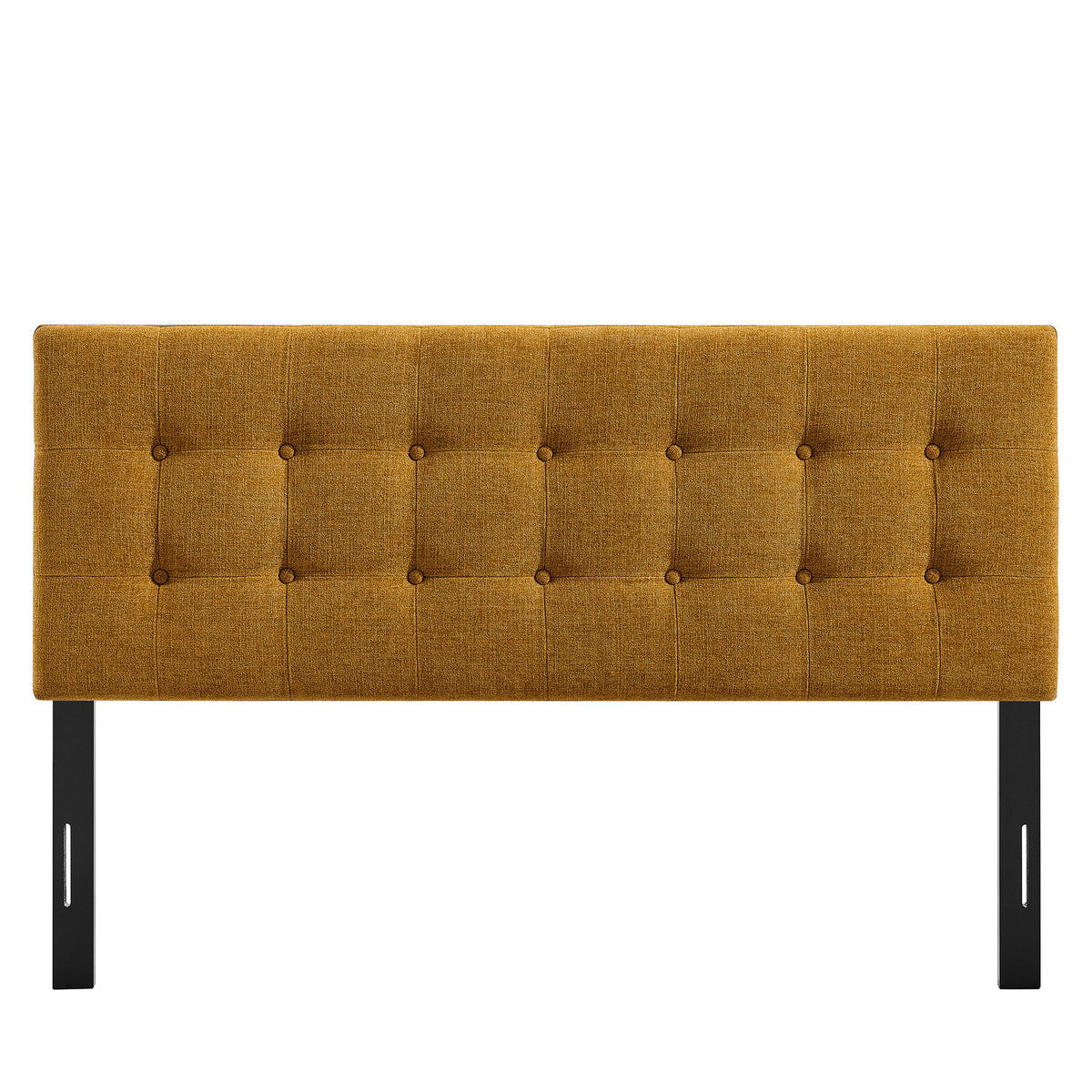 Emily Fabric Upholstered King Size Headboard - Copper