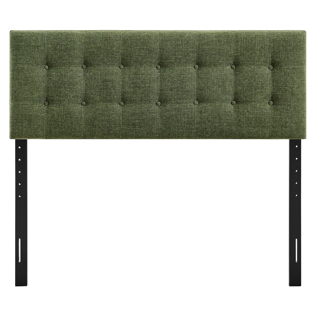 Emily Fabric Upholstered King Size Headboard - Foliage