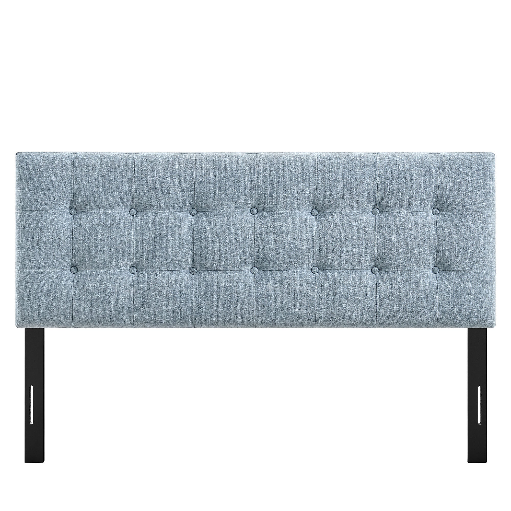 Emily Fabric Upholstered King Size Headboard - Sky Blue