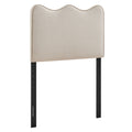 Athena Stain-Resistant Performance Velvet Twin Size Headboard - Almond