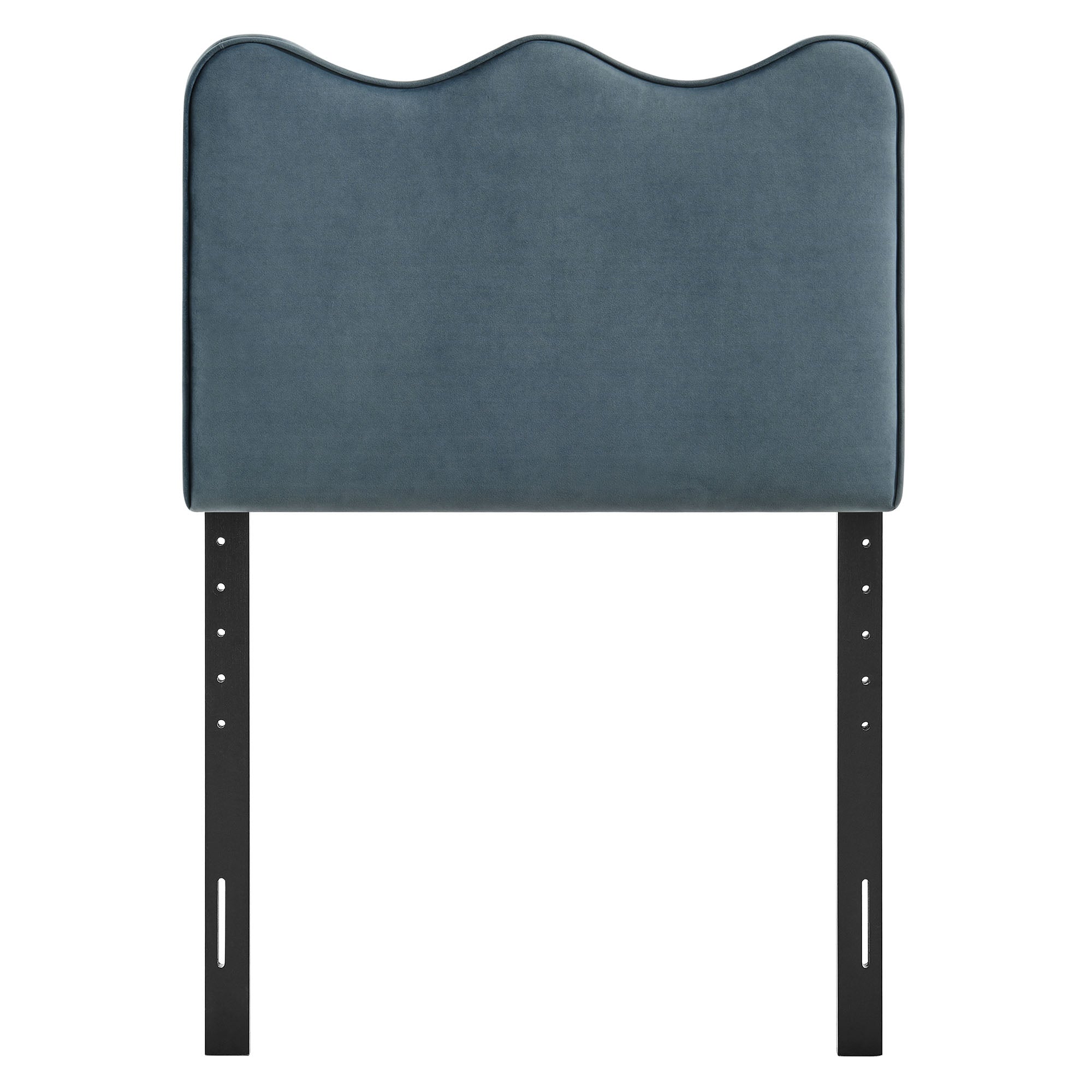 Athena Stain-Resistant Performance Velvet Twin Size Headboard - Cadet Blue