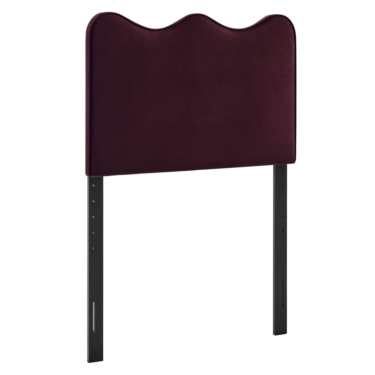 Athena Stain-Resistant Performance Velvet Twin Size Headboard - Mulberry