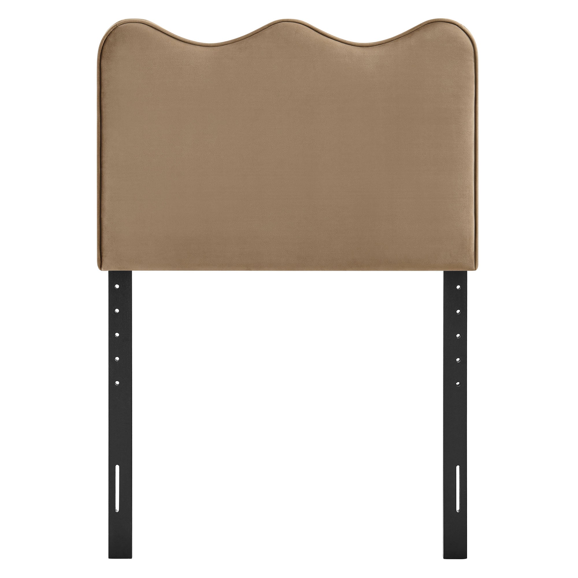 Athena Stain-Resistant Performance Velvet Twin Size Headboard - Taupe