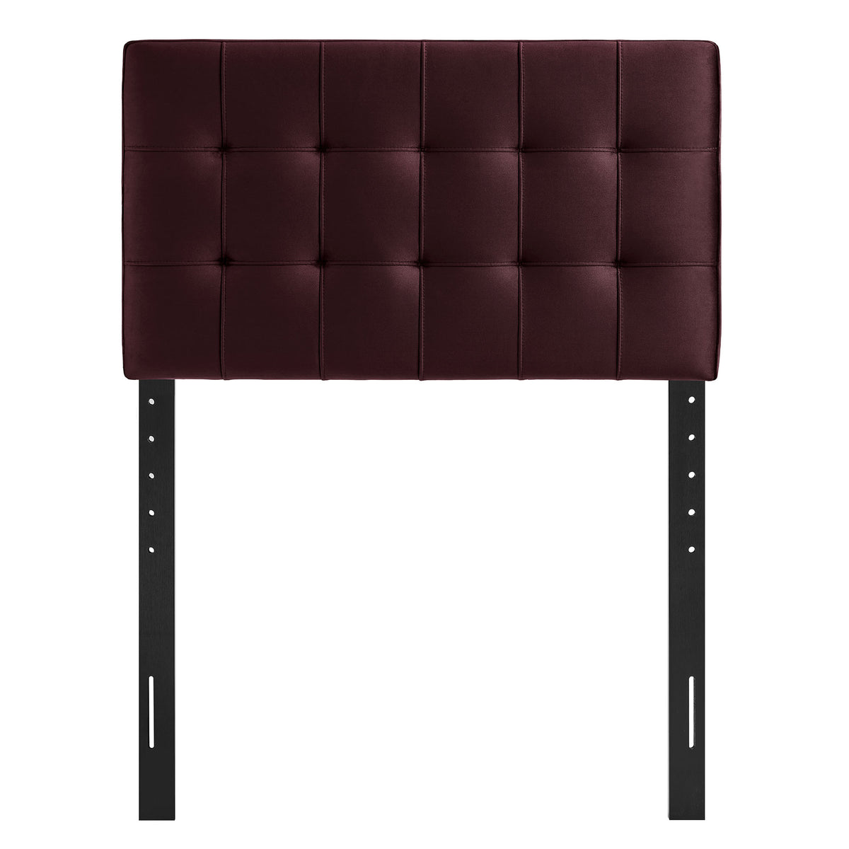 Lily Stain-Resistant Performance Velvet Twin Size Headboard - Mulberry