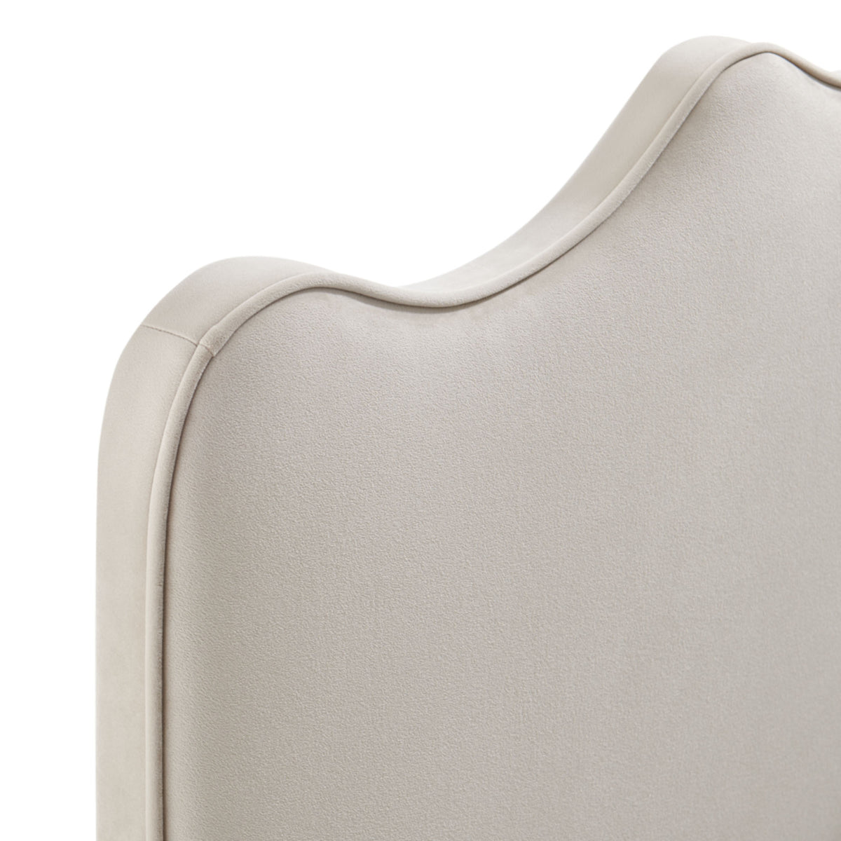 Athena Stain-Resistant Performance Velvet Full Size Headboard - Almond
