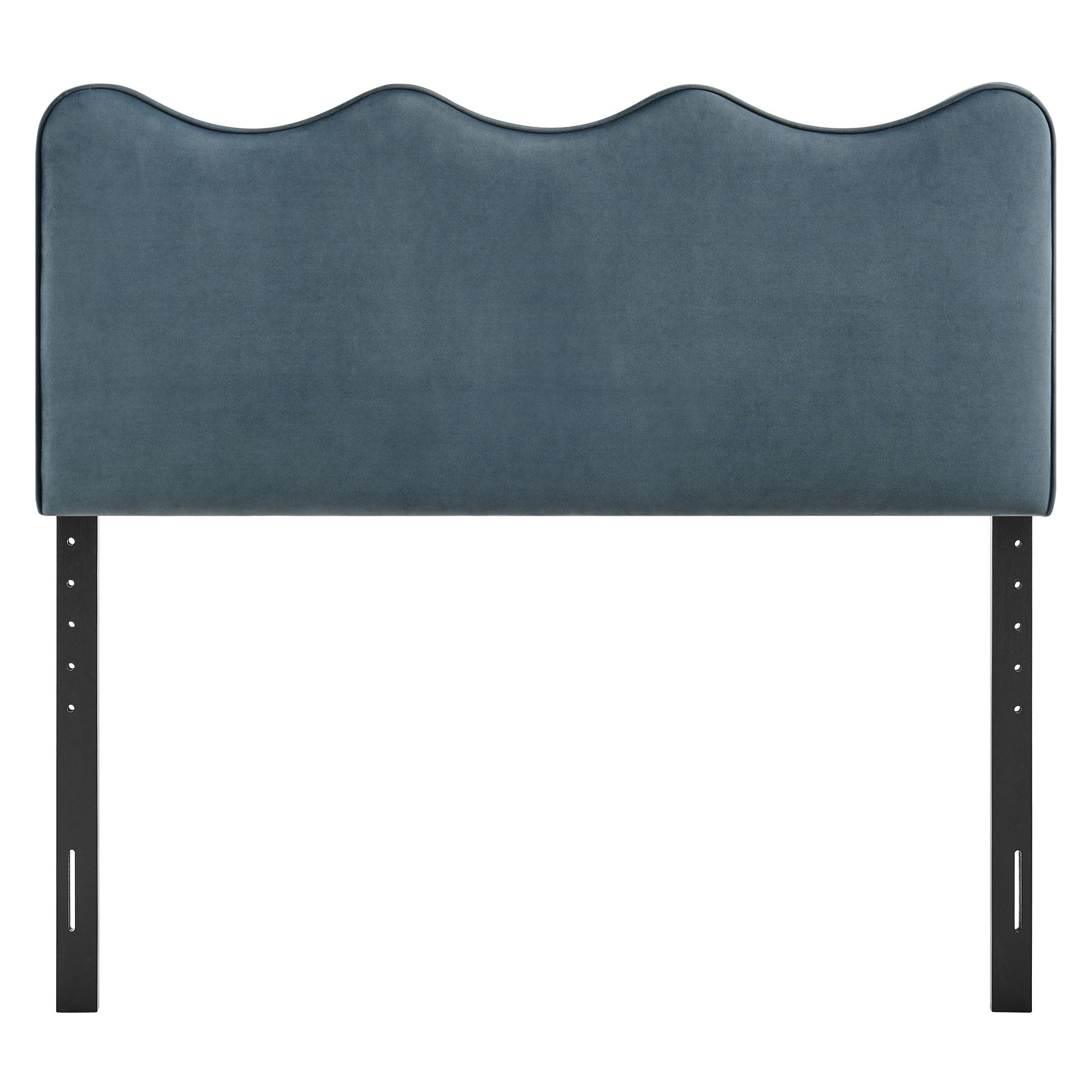 Athena Stain-Resistant Performance Velvet Full Size Headboard - Cadet Blue