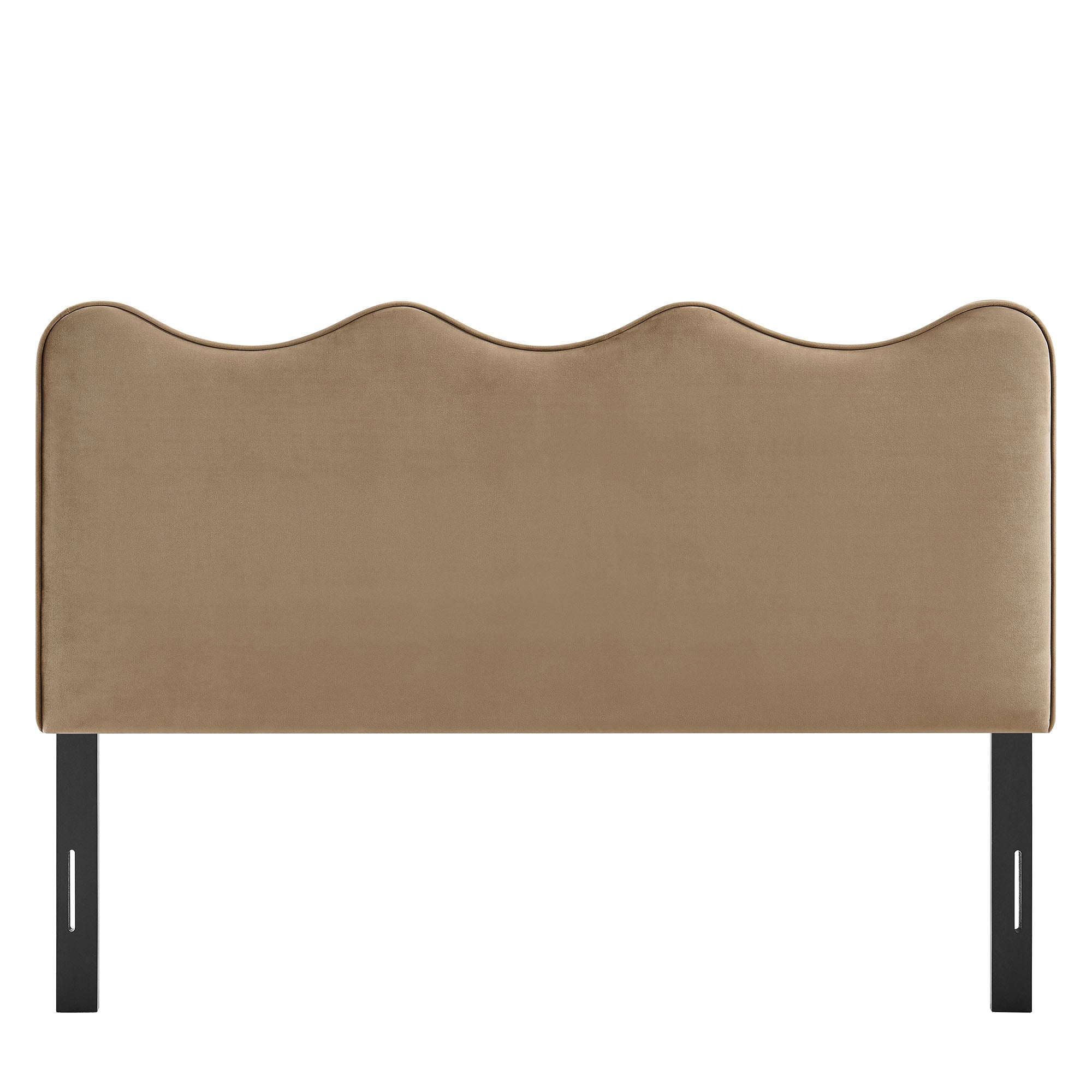 Athena Stain-Resistant Performance Velvet Full Size Headboard - Taupe