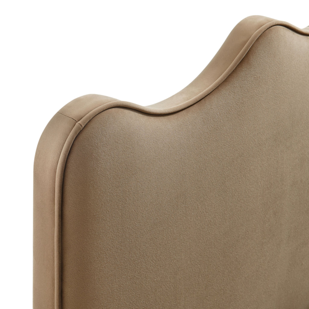 Athena Stain-Resistant Performance Velvet Full Size Headboard - Taupe