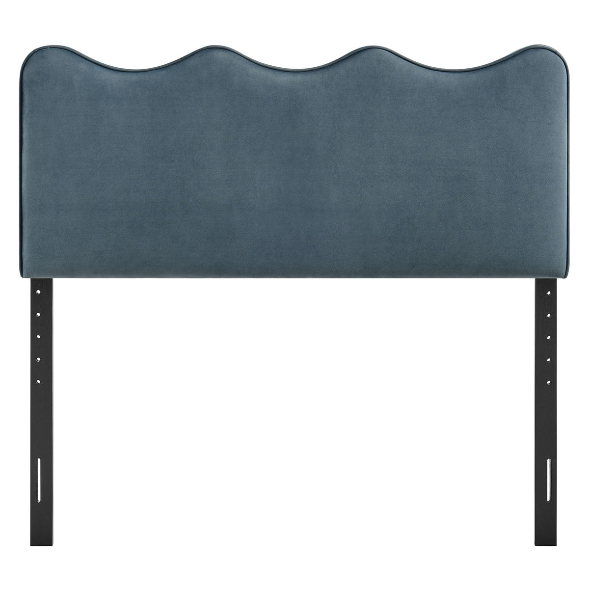 Athena Stain-Resistant Performance Velvet Queen Size Headboard - Cadet Blue