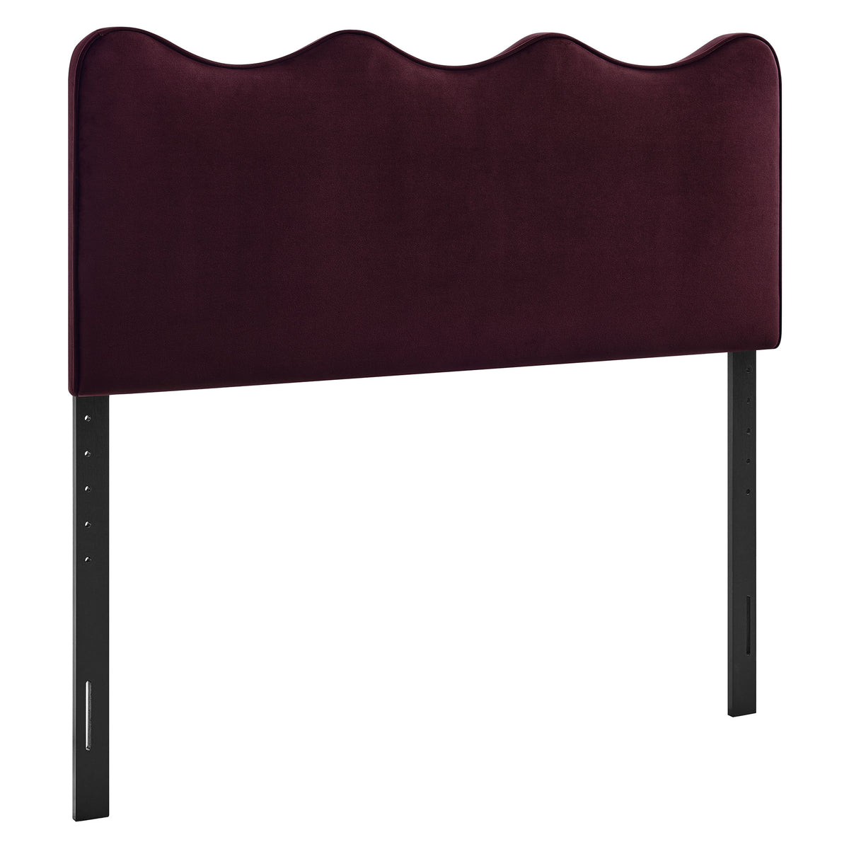 Athena Stain-Resistant Performance Velvet Queen Size Headboard - Mulberry