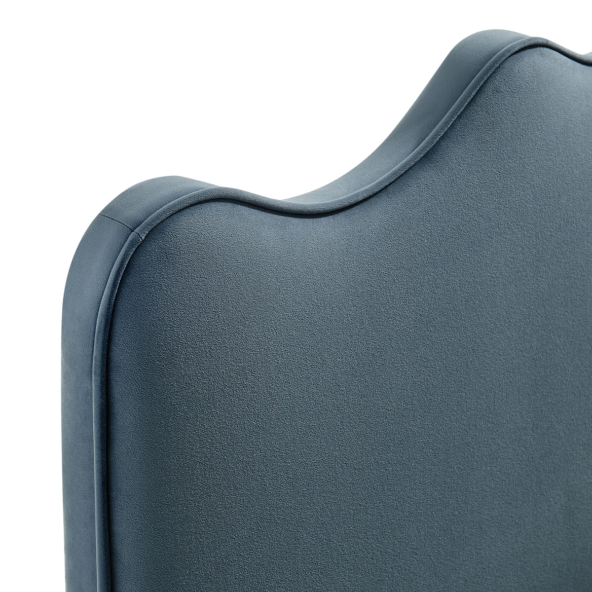Athena Stain-Resistant Performance Velvet King Size Headboard - Cadet Blue