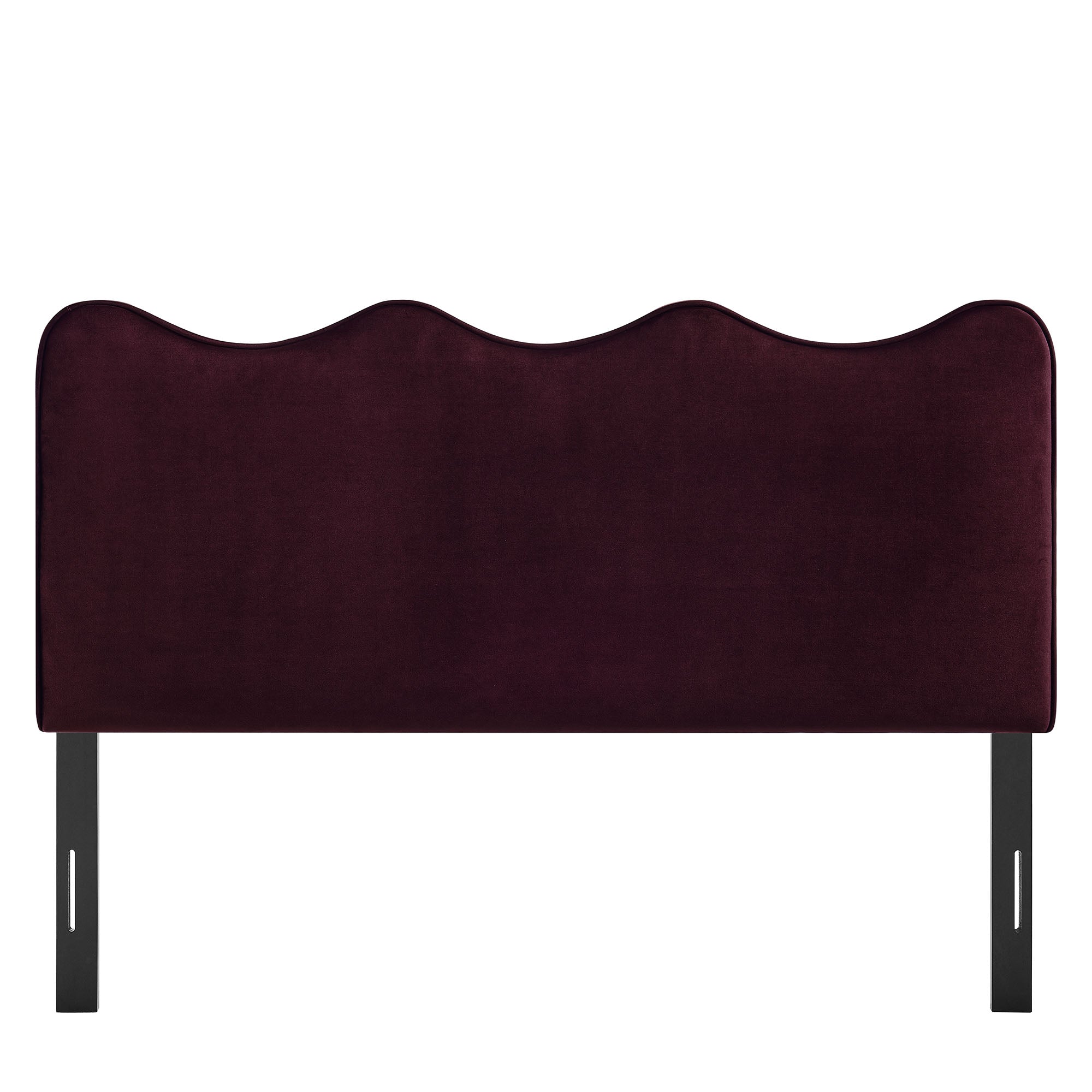 Athena Stain-Resistant Performance Velvet King Size Headboard - Mulberry