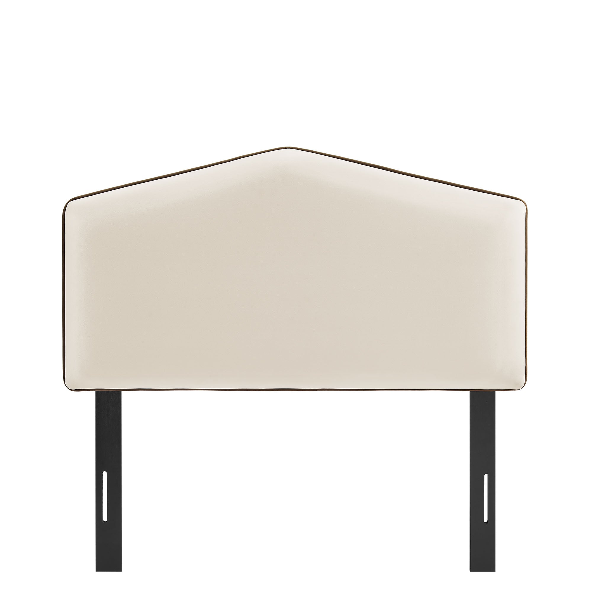 Cosette Performance Velvet Twin Size Headboard - Alabaster