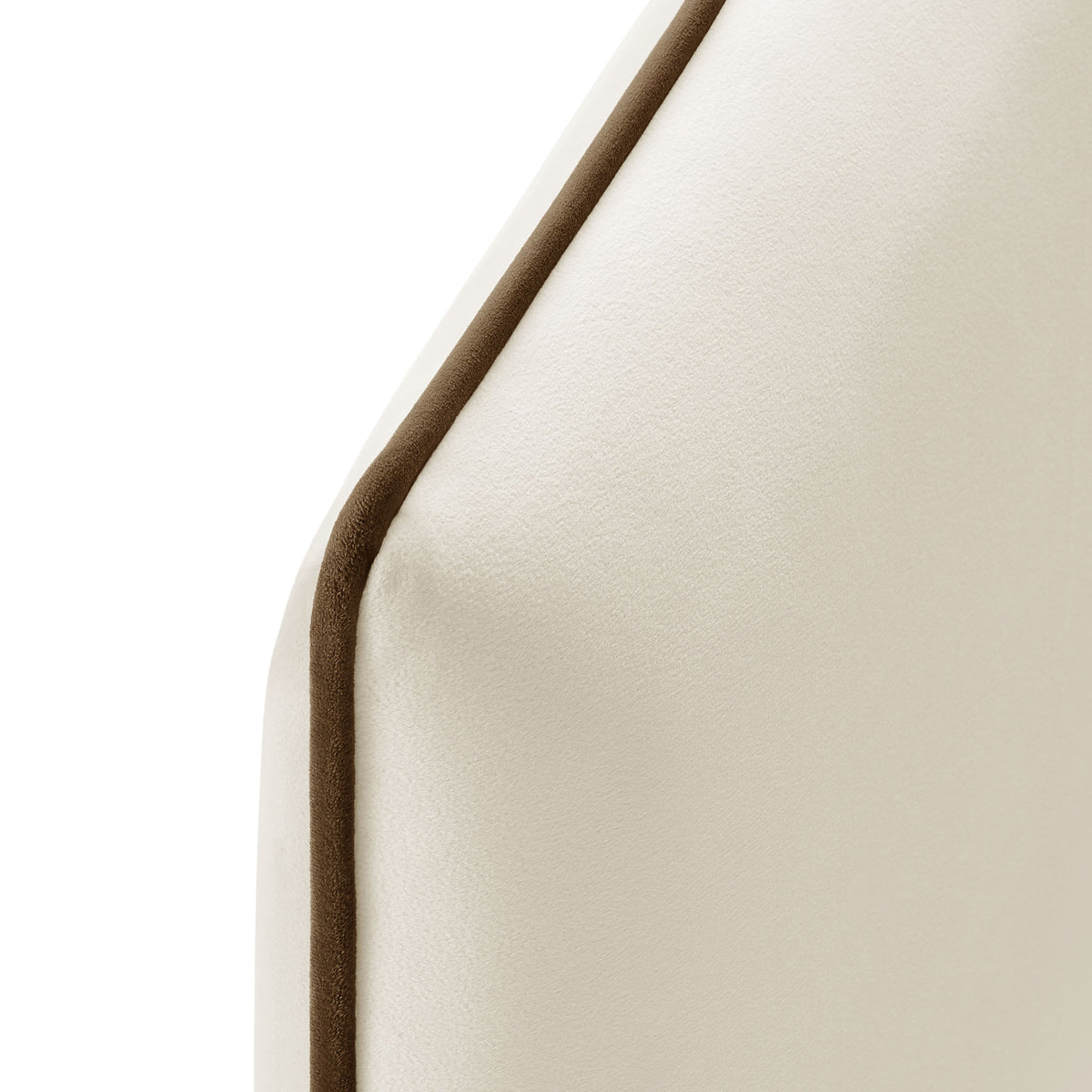 Cosette Performance Velvet Twin Size Headboard - Alabaster