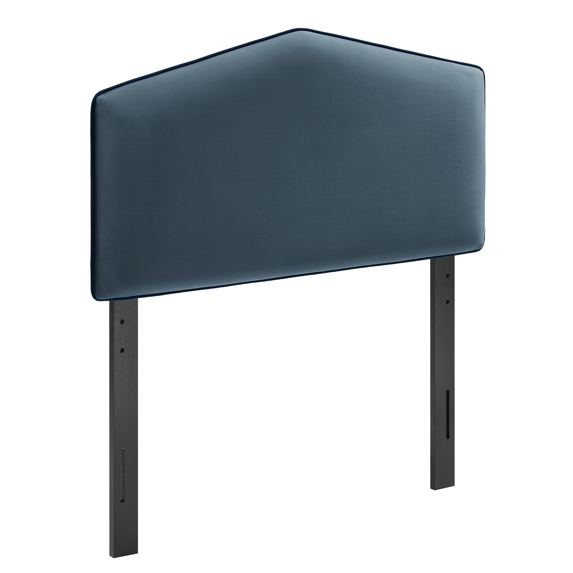 Cosette Performance Velvet Twin Size Headboard - Cadet Blue