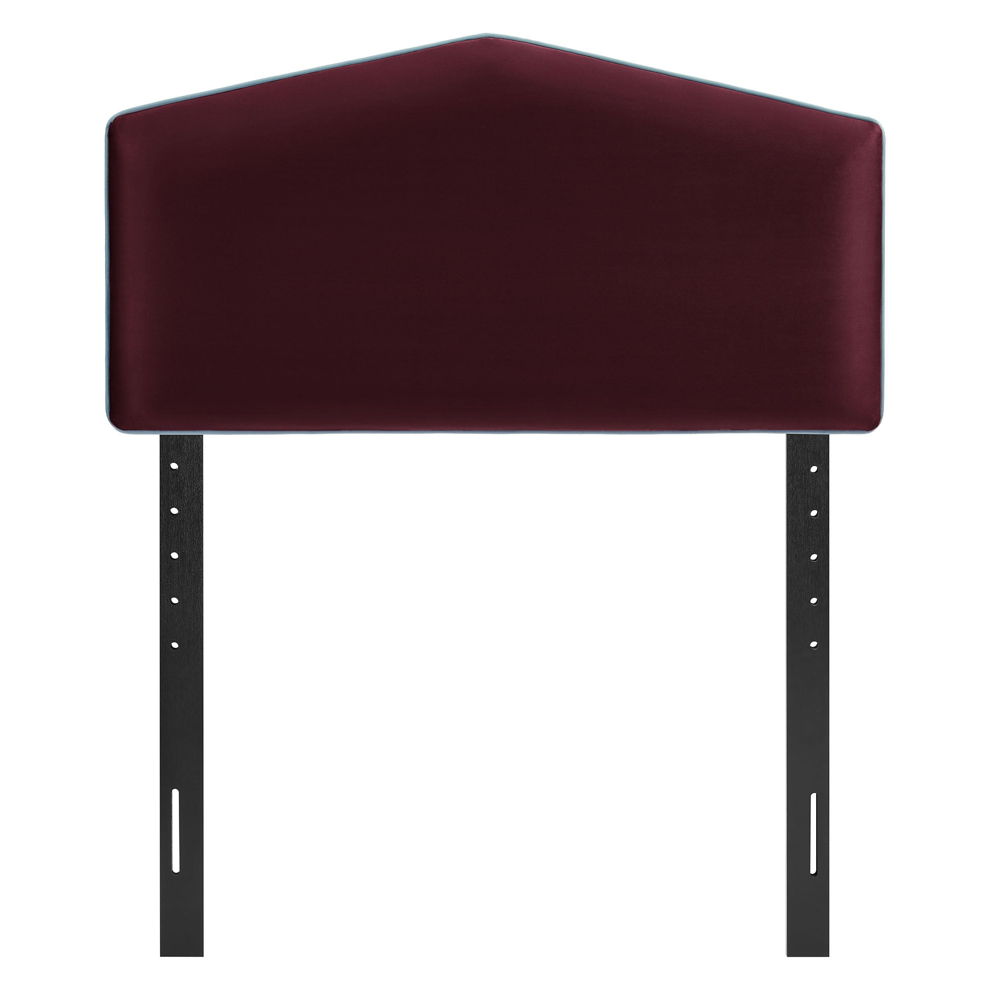 Cosette Performance Velvet Twin Size Headboard - Mulberry