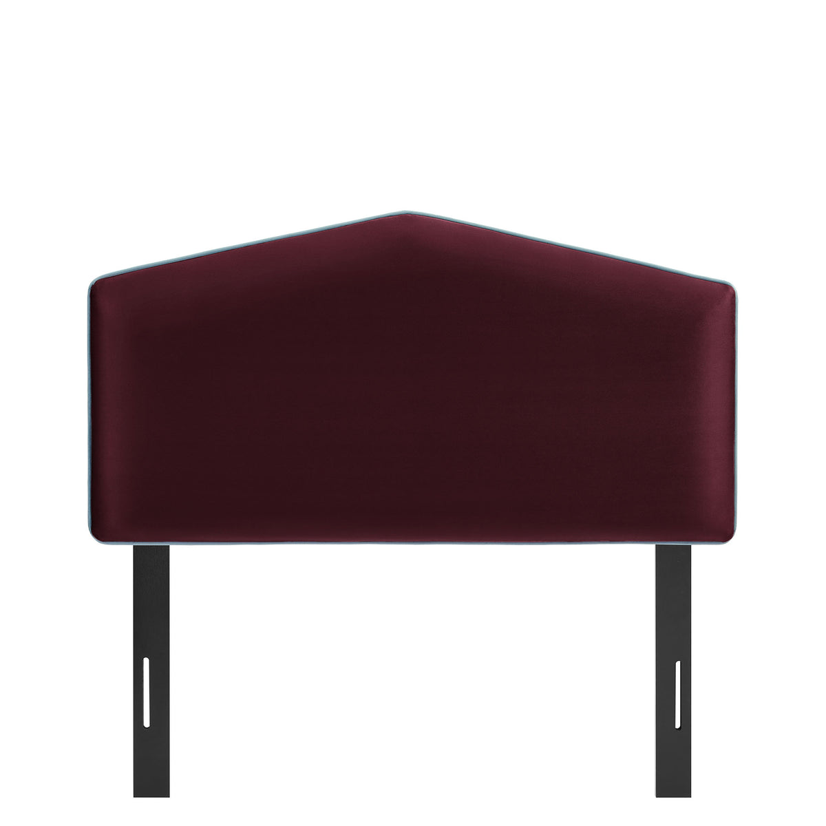 Cosette Performance Velvet Twin Size Headboard - Mulberry