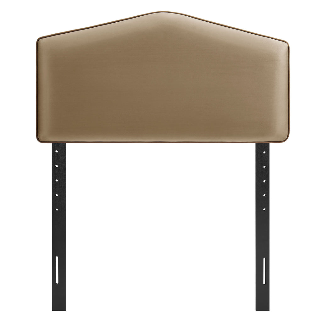 Cosette Performance Velvet Twin Size Headboard - Taupe