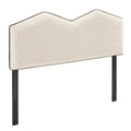 Cosette Performance Velvet Full Size Headboard - Alabaster