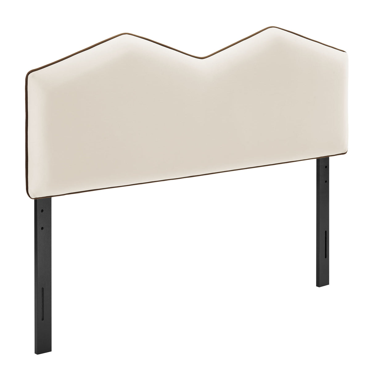 Cosette Performance Velvet Size Headboard - Alabaster — Alabaster Full