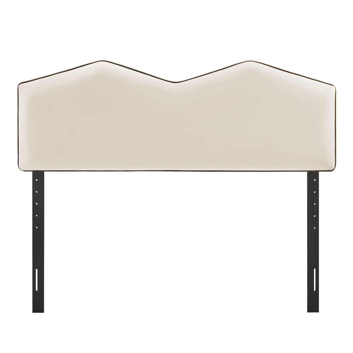 Cosette Performance Velvet King Size Headboard - Alabaster