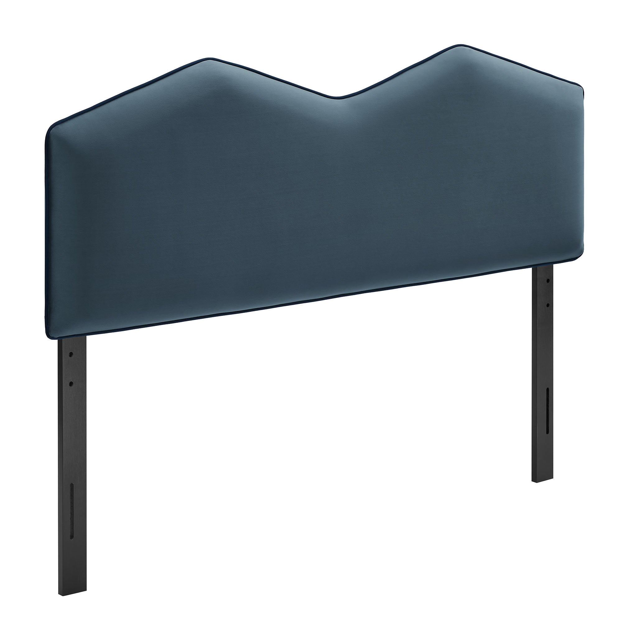 Cosette Performance Velvet King Size Headboard - Cadet Blue