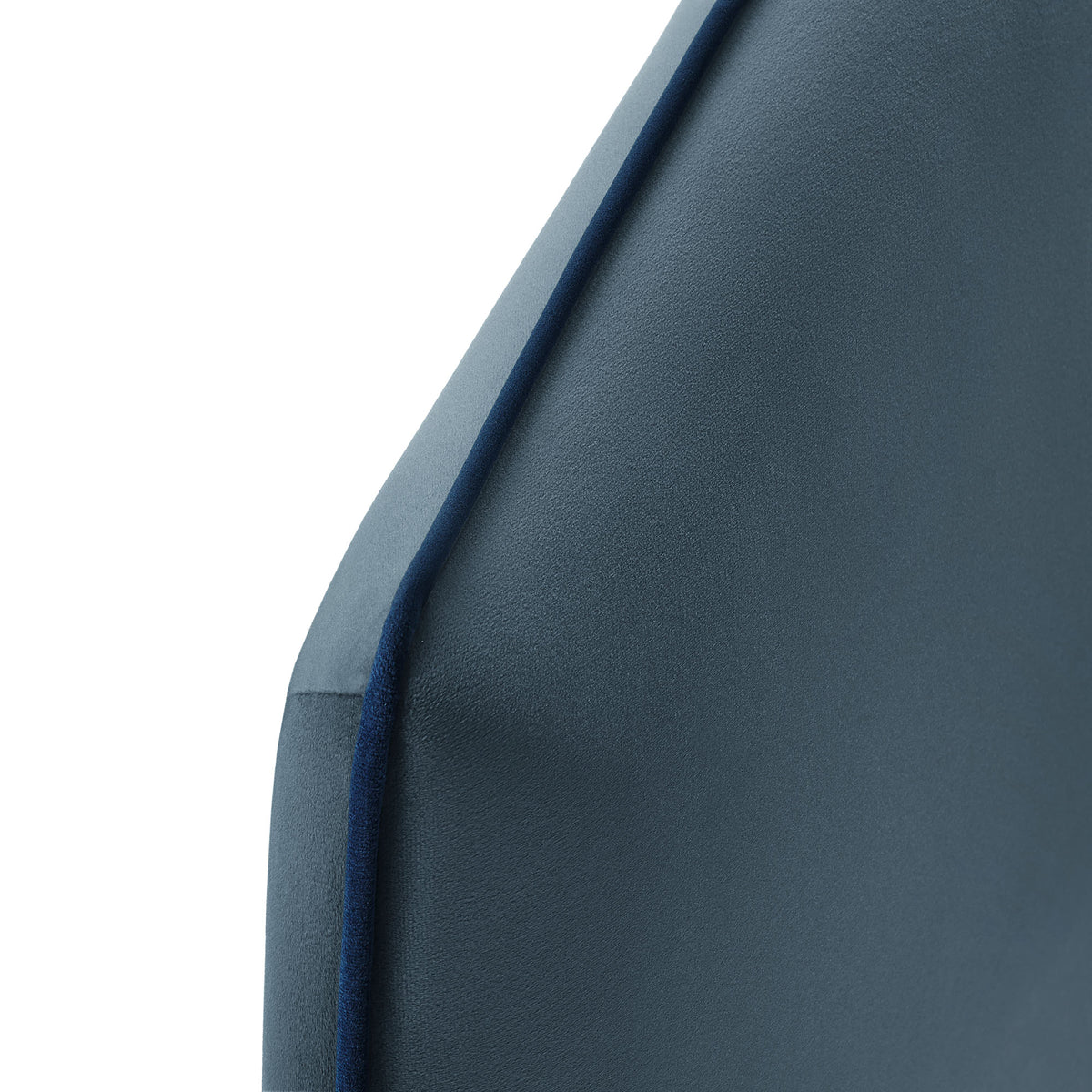 Cosette Performance Velvet King Size Headboard - Cadet Blue