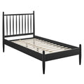 Zane Twin Size Spindle Bed Frame - Black