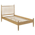 Zane Twin Size Spindle Bed Frame - Light Oak