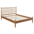 Zane Size Spindle Bed - Walnut — Walnut Queen