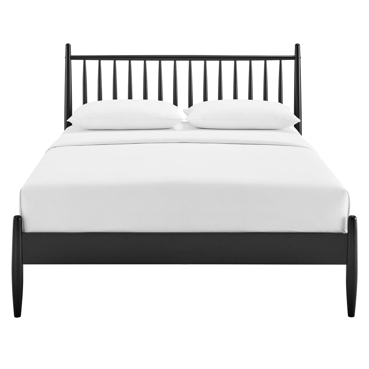Zane King Size Spindle Bed - Black