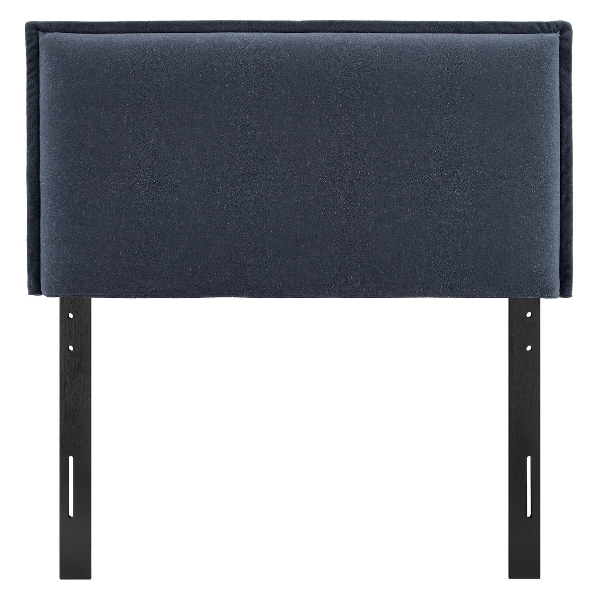 Camille Upholstered Linen Blend Twin Size Headboard - Denim