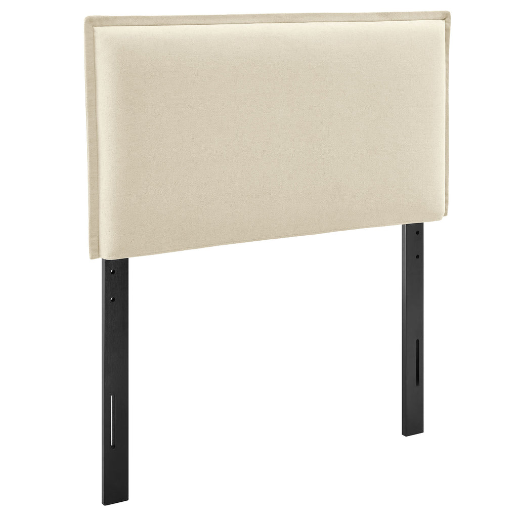 Camille Upholstered Linen Blend Twin Size Headboard