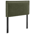 Camille Upholstered Linen Blend Twin Size Headboard - Sage