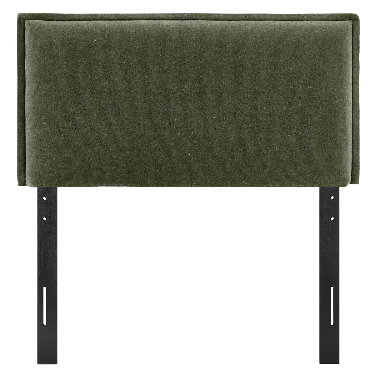 Camille Upholstered Linen Blend Twin Size Headboard - Sage