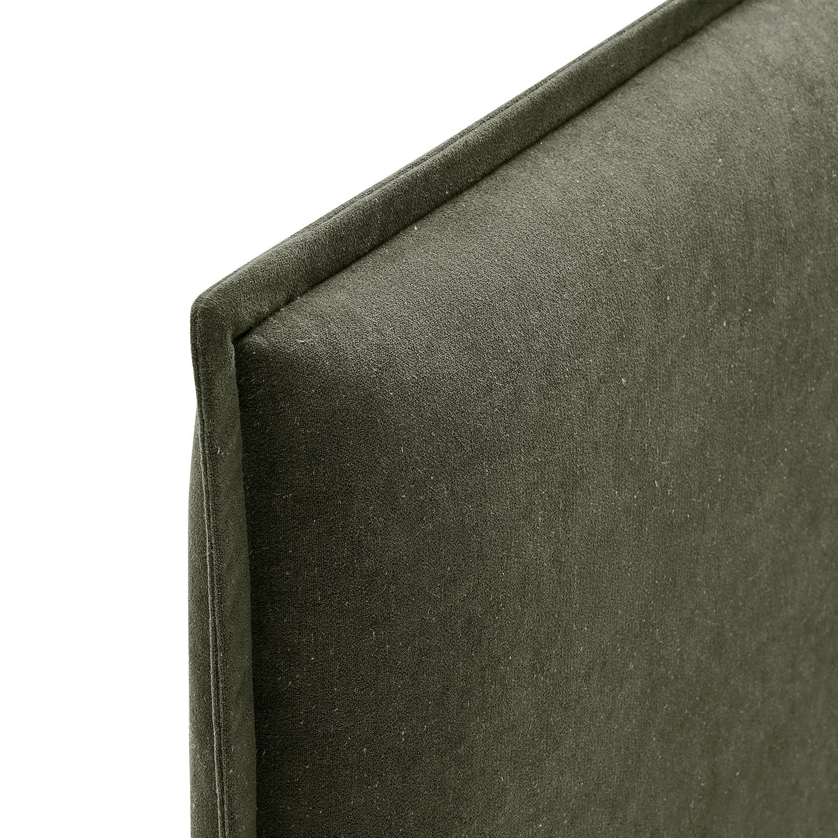 Camille Upholstered Linen Blend Twin Size Headboard - Sage