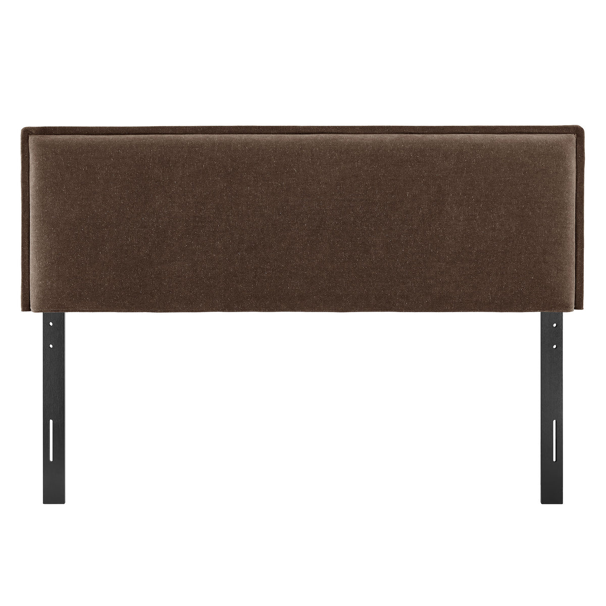 Camille Upholstered Linen Blend Full Size Headboard - Cocoa