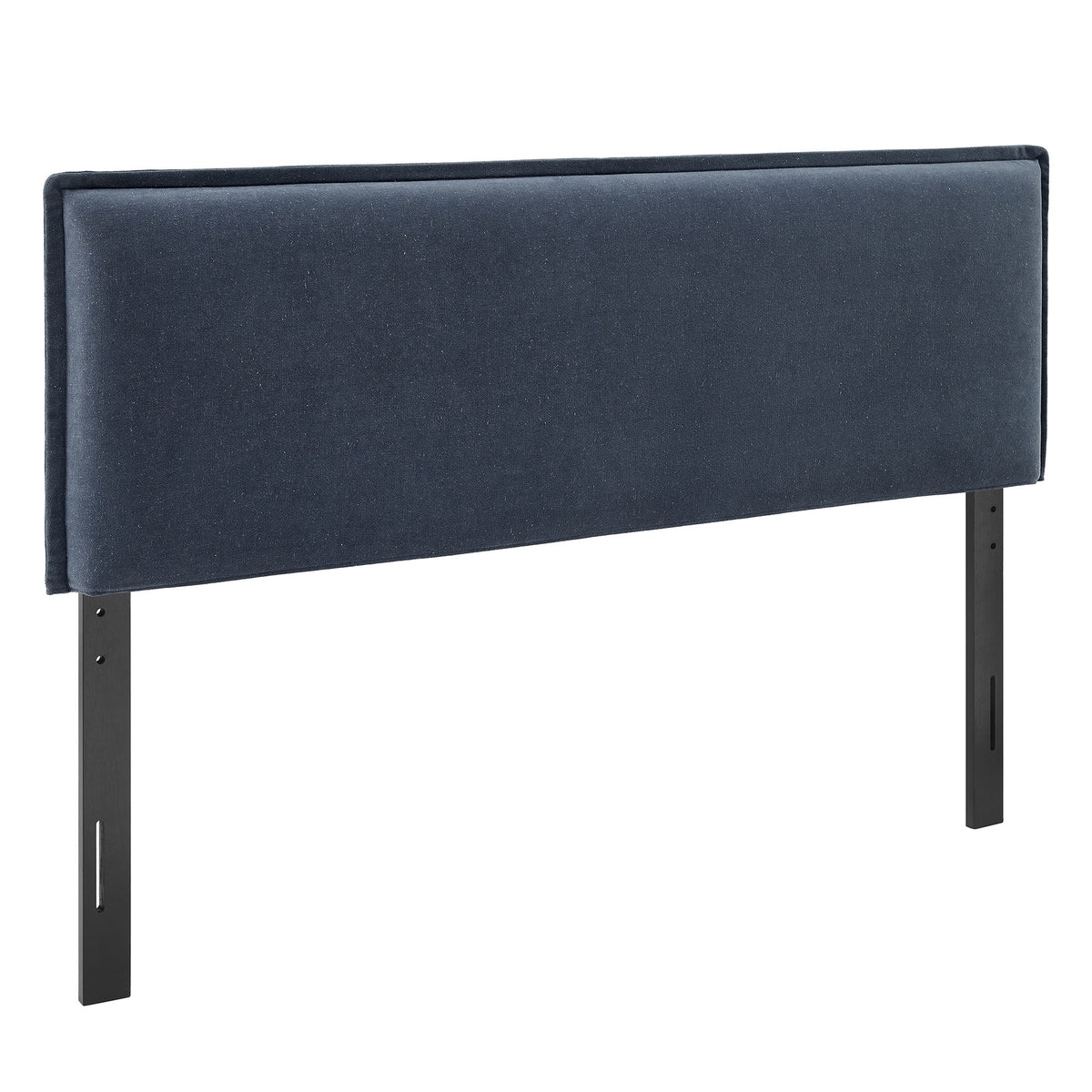 Camille Upholstered Linen Blend Full Size Headboard - Denim