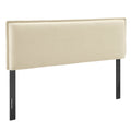 Camille Upholstered Linen Blend Full Size Headboard