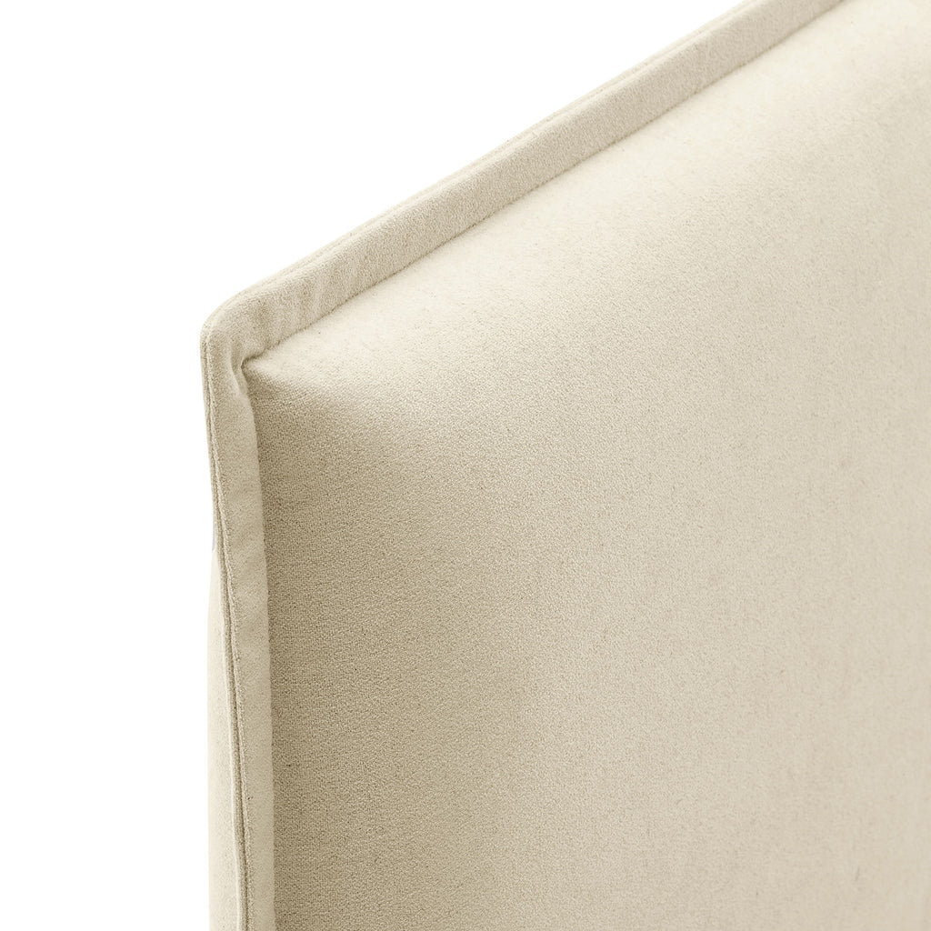 Camille Upholstered Linen Blend Full Size Headboard