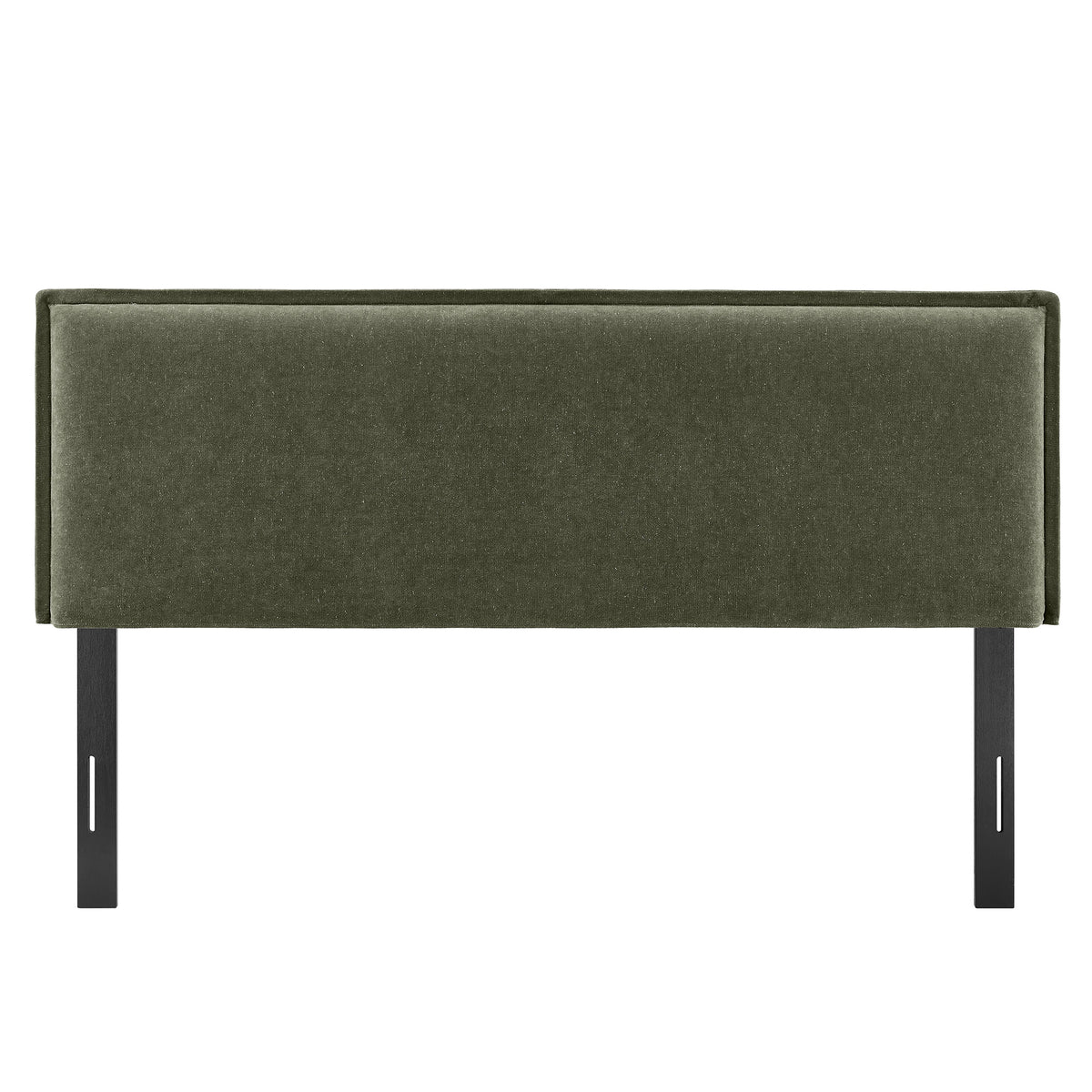 Camille Upholstered Linen Blend Full Size Headboard - Sage