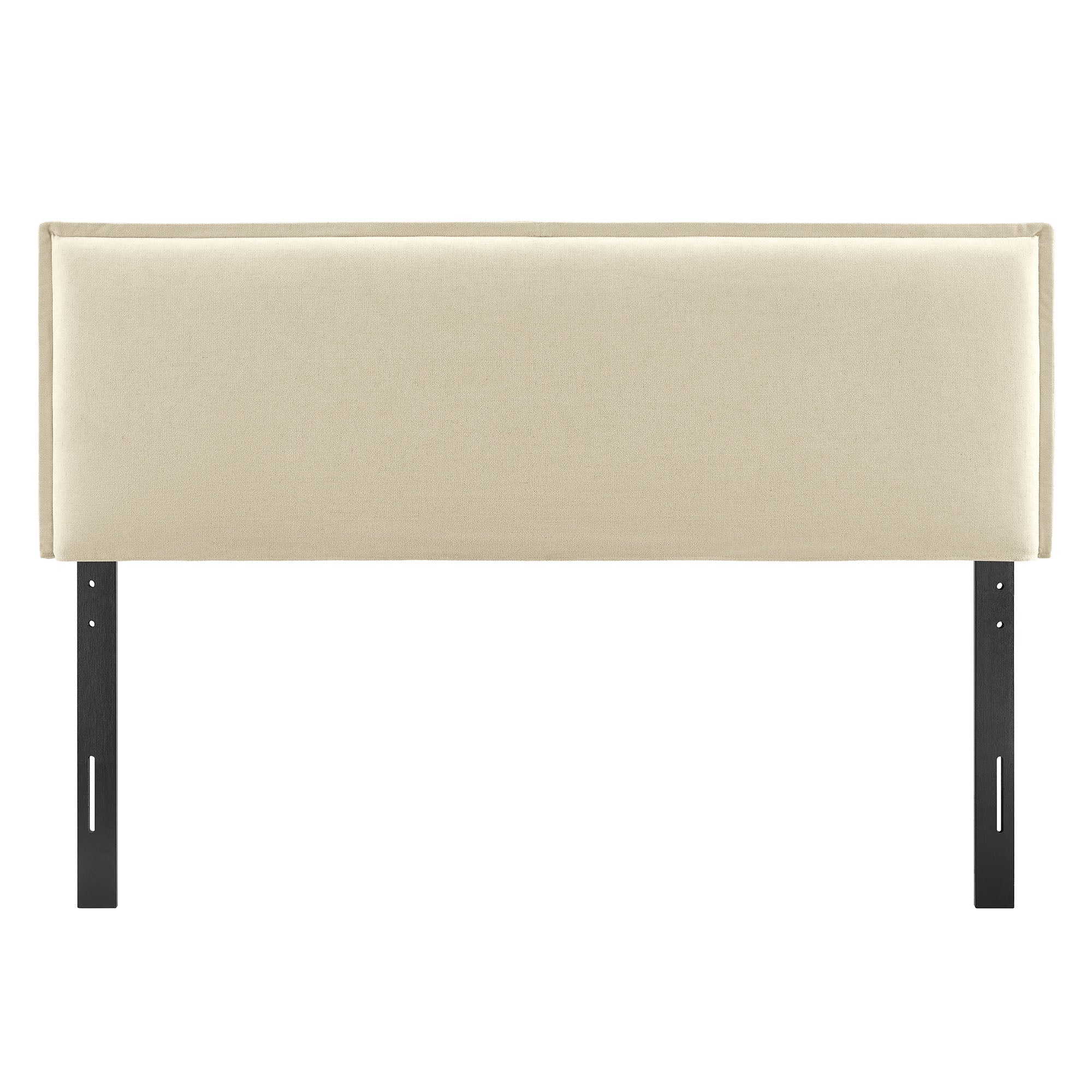 Camille Upholstered Linen Blend King Size Headboard
